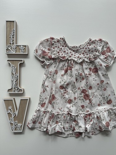 Newbie kleid weiß - -, rosen