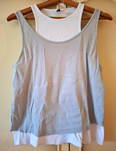Damen top grau - h&m,