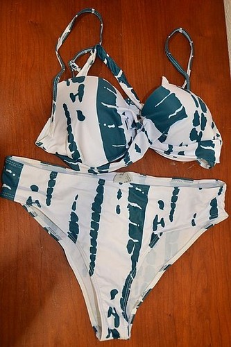 Bikini grün weiß - grün, /