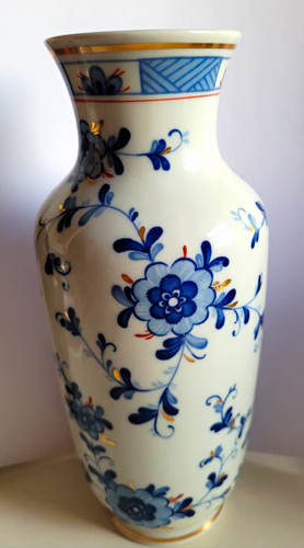 Echt kobalt porzellanvase - kobalt,