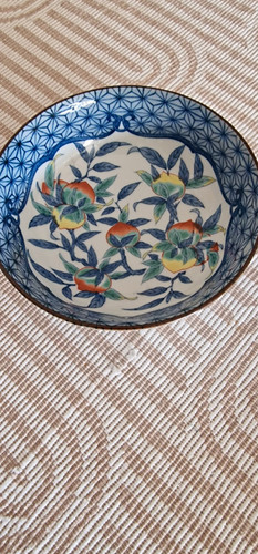 Runde keramikschale blau weiß - runde,