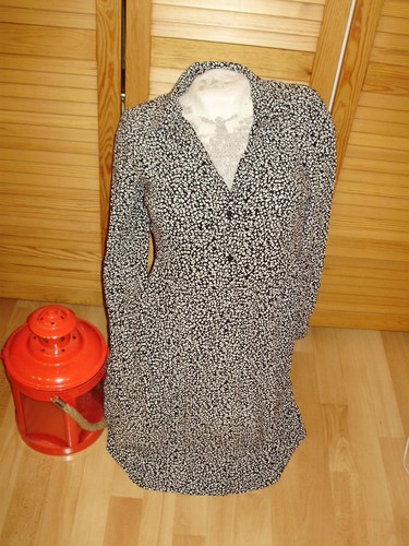 Vila hemdblusen kleid schwarz - kleid,
