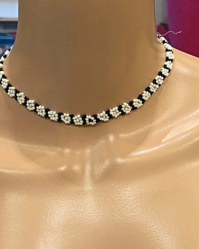 Süßer perlen choker mit - perlen-choker,