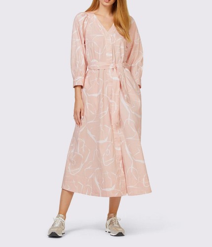 Kleid heine maxi puder weiß - kleid,