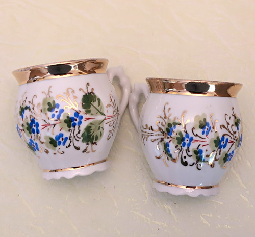 Porzellan kaffeetasse mit - 2x,