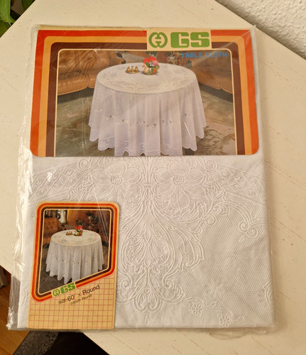 Bss runde tischdecke weiß - bss,